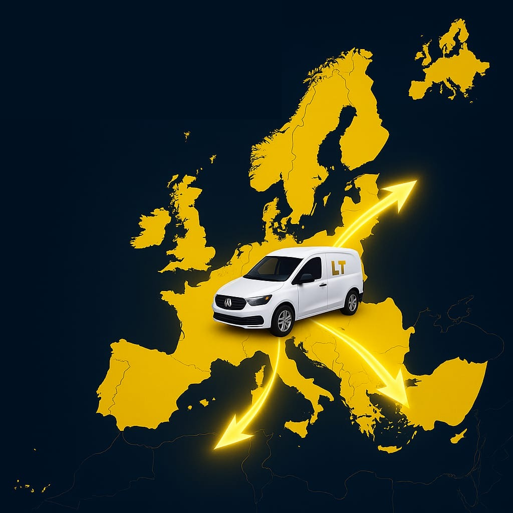 Carte de nos zones d'intervention en Europe